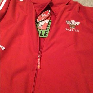 Wales rugby jacket NWT size S